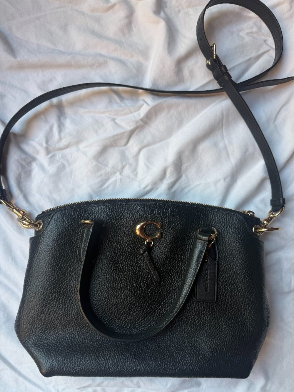Coach Black Leather Cross Body